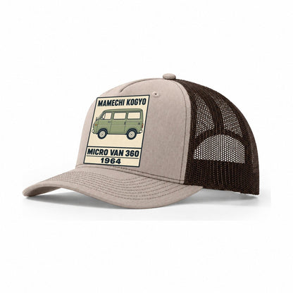 Mamechi Van Showa Speed Plates Trucker Hat – Khaki Brown