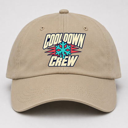 Cool Down Crew 90S Running Clubs Baseball Cap – Khaki