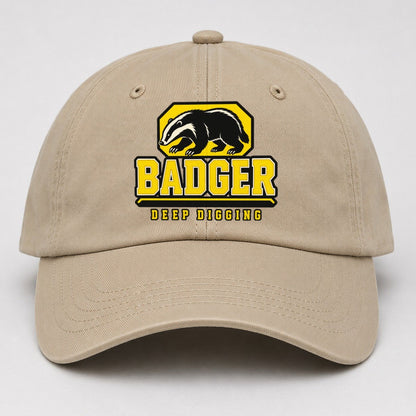 Badger Deep Digging Heavy Duty Baseball Cap – Khaki