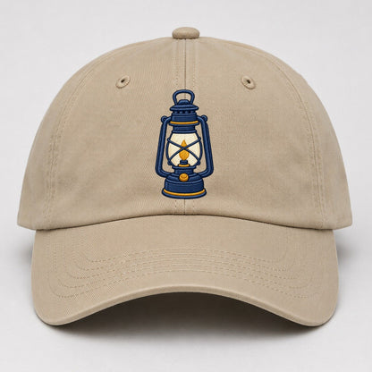 Camp Lantern Tiny Solo Marks Baseball Cap – Khaki