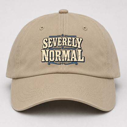 Severely Normal American Wit Baseball Cap – Khaki