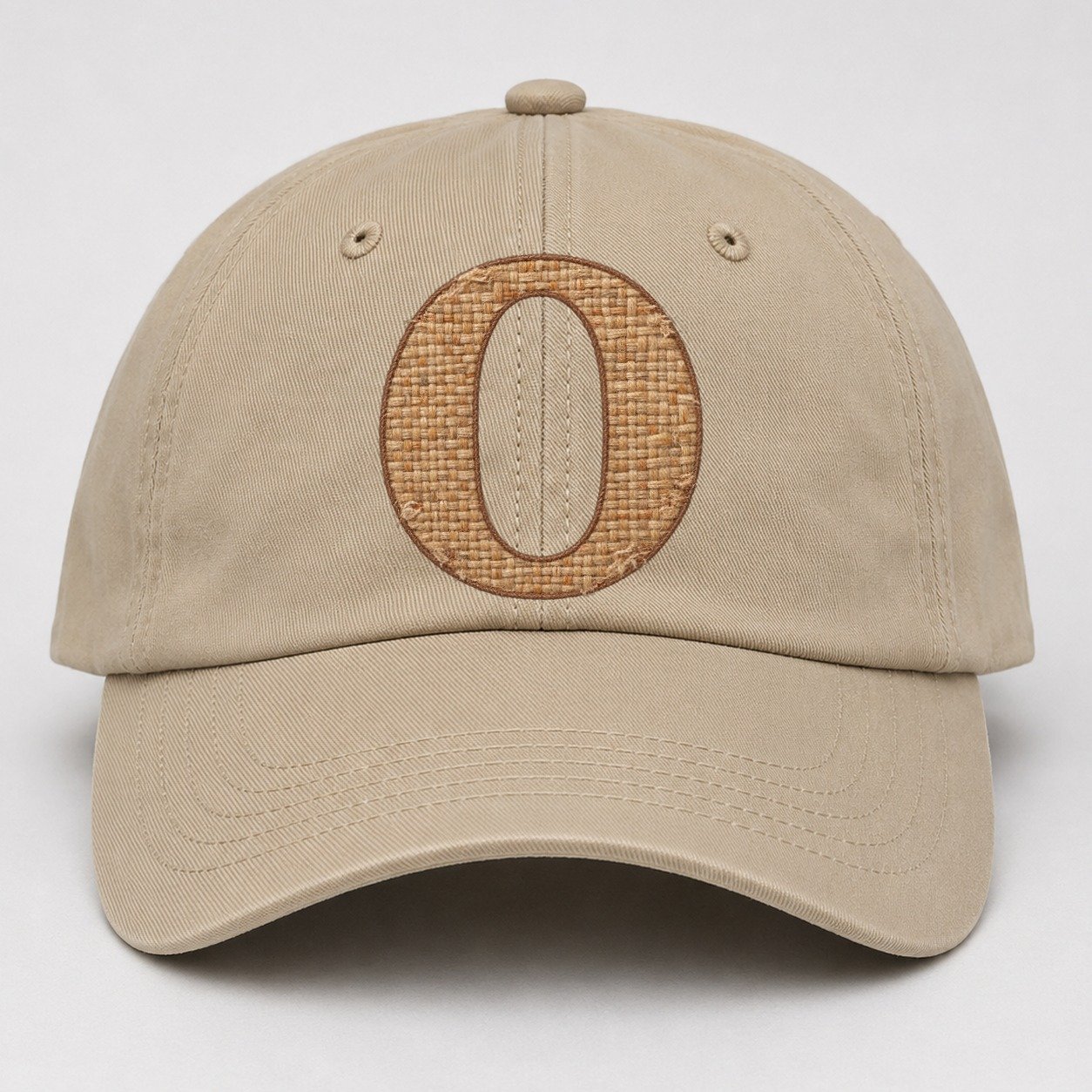 Woven Tweed O Monogram Baseball Cap – Khaki