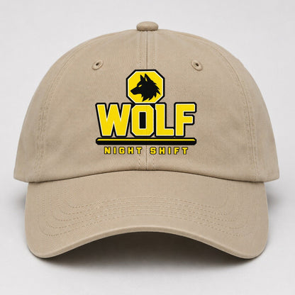 Wolf Night Shift Heavy Duty Baseball Cap – Khaki