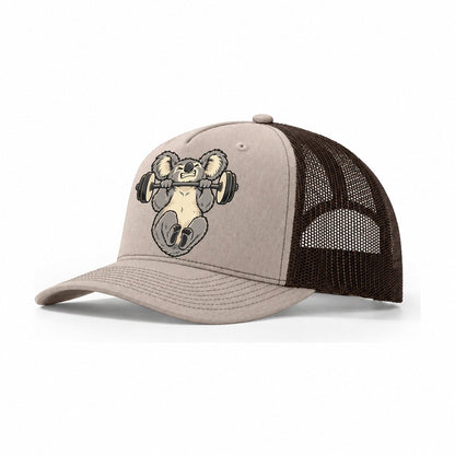 Koala Pull Ups Animal Lifters Trucker Hat – Khaki Brown