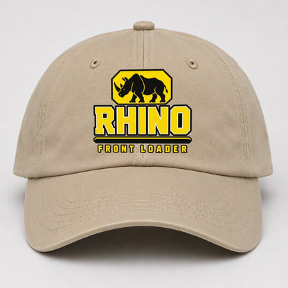 Rhino Front Loader Heavy Duty Baseball Cap – Khaki