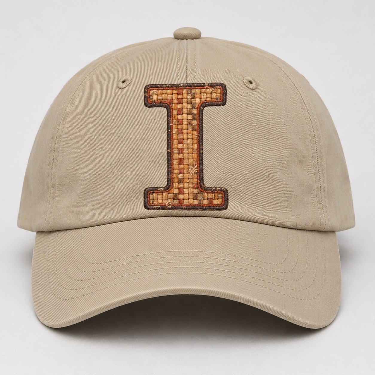 Woven Tweed I Monogram Baseball Cap – Khaki