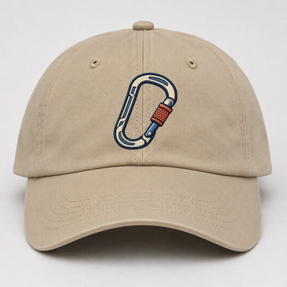 Climbing Carabiner Tiny Solo Marks Baseball Cap – Khaki