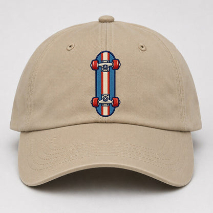 Skateboard Tiny Solo Marks Baseball Cap – Khaki