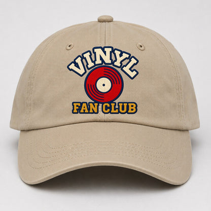 Vinyl Fan Club Baseball Cap – Khaki
