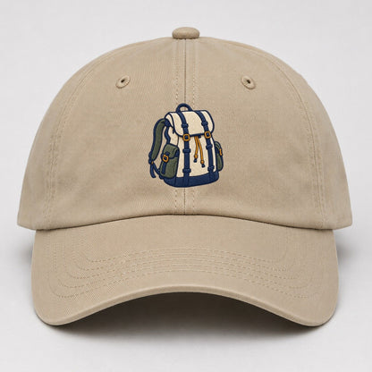 Hiking Backpack Tiny Solo Marks Baseball Cap – Khaki