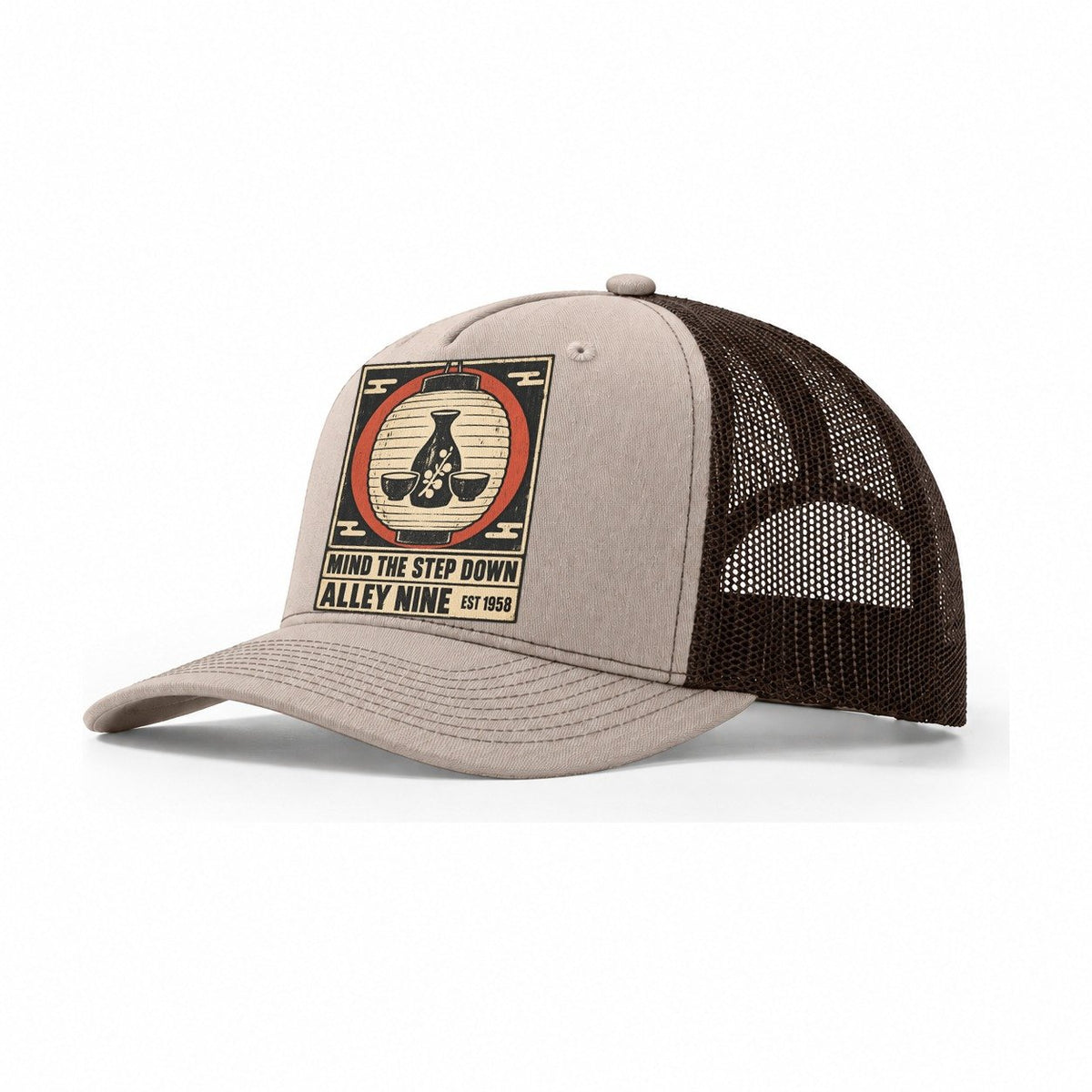 Alley Nine Izakaya Rules Trucker Hat – Khaki Brown