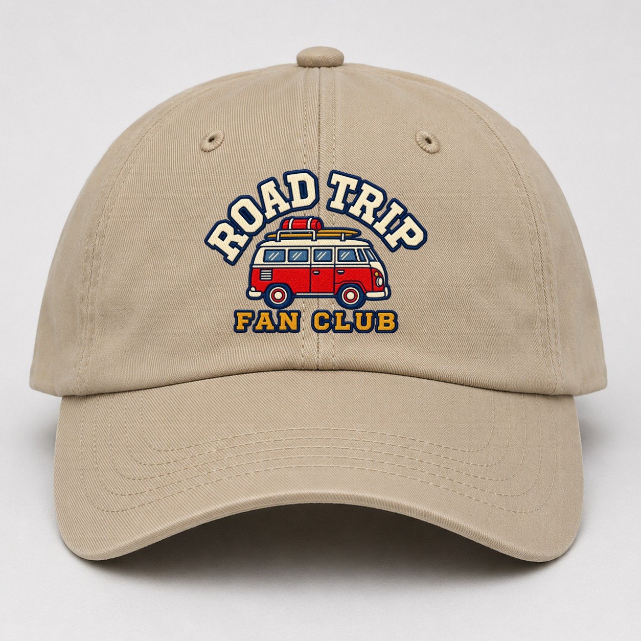Road Trip Fan Club Baseball Cap – Khaki