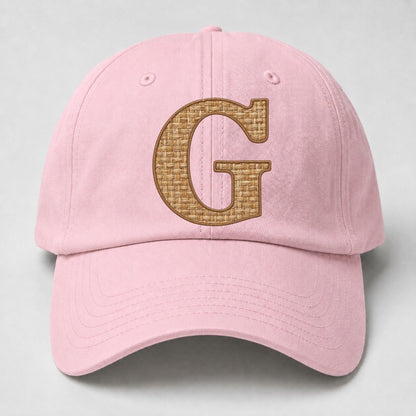 Woven Tweed G Monogram Baseball Cap – Pink