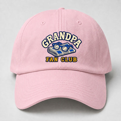 Grandpa Fan Club Baseball Cap – Pink