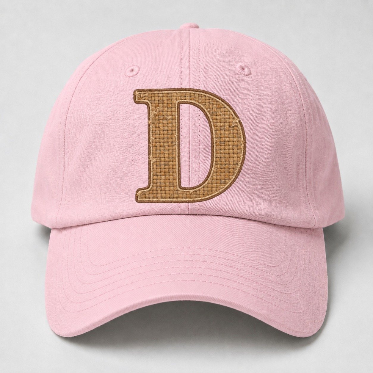 Woven Tweed D Monogram Baseball Cap – Pink