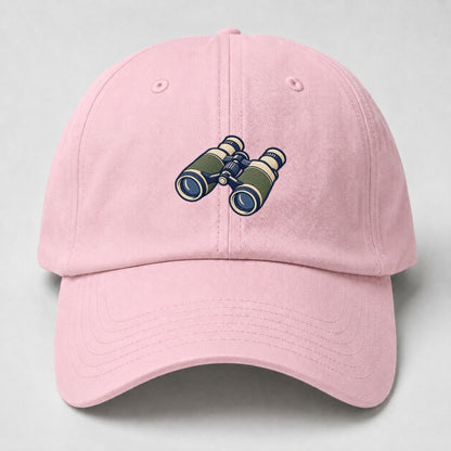 Field Binoculars Tiny Solo Marks Baseball Cap – Pink