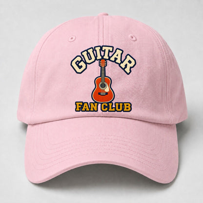 Guitar Fan Club Baseball Cap – Pink