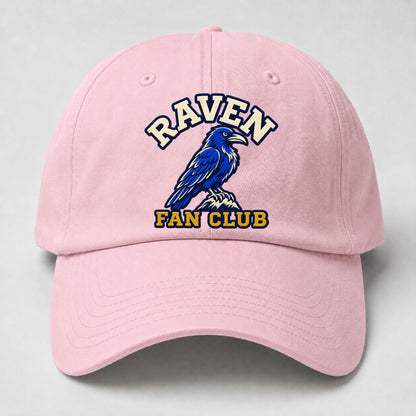 Raven Fan Club Baseball Cap – Pink