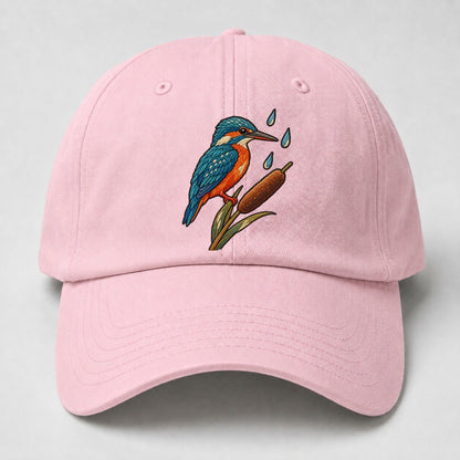 Kingfisher Rain Pause Gentle Wild Baseball Cap – Pink