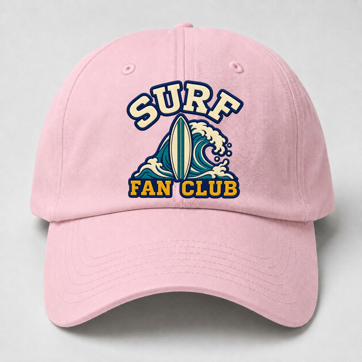 Surf Fan Club Baseball Cap – Pink