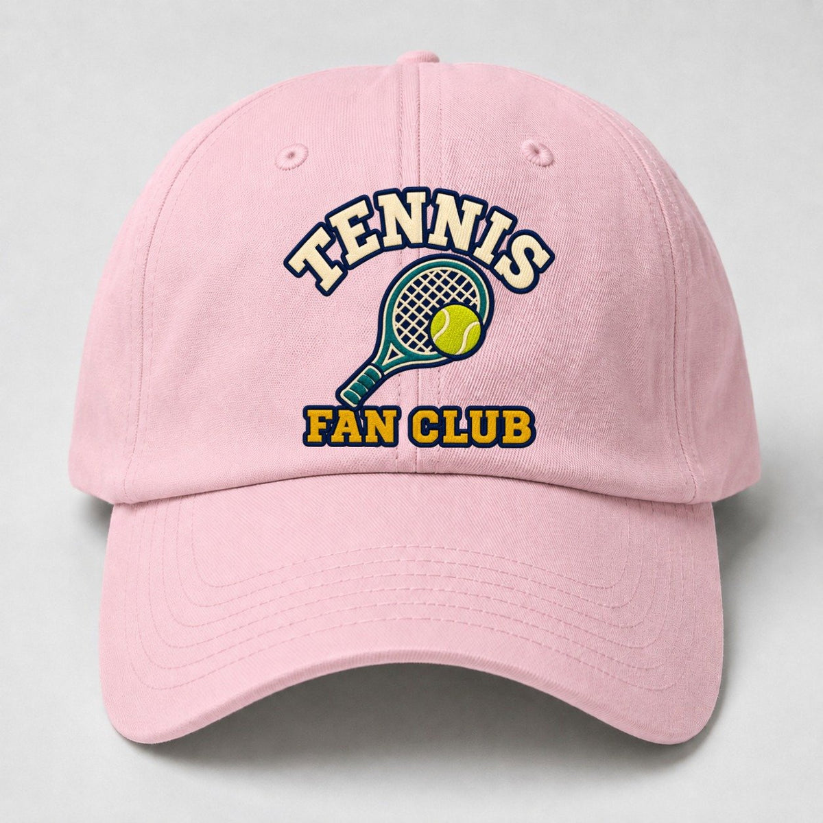 Tennis Fan Club Baseball Cap – Pink