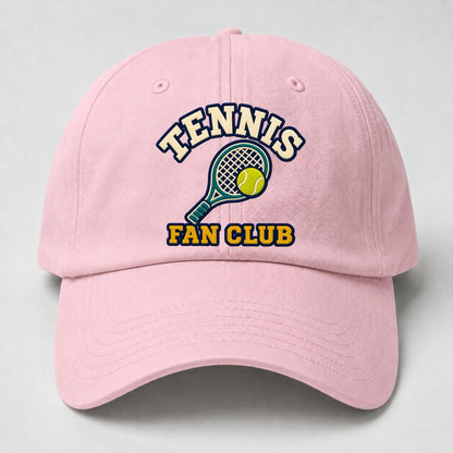 Tennis Fan Club Baseball Cap – Pink