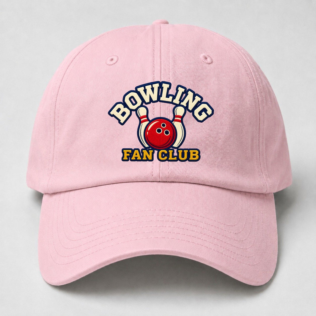 Bowling Fan Club Baseball Cap – Pink