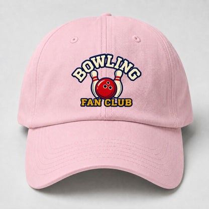 Bowling Fan Club Baseball Cap – Pink