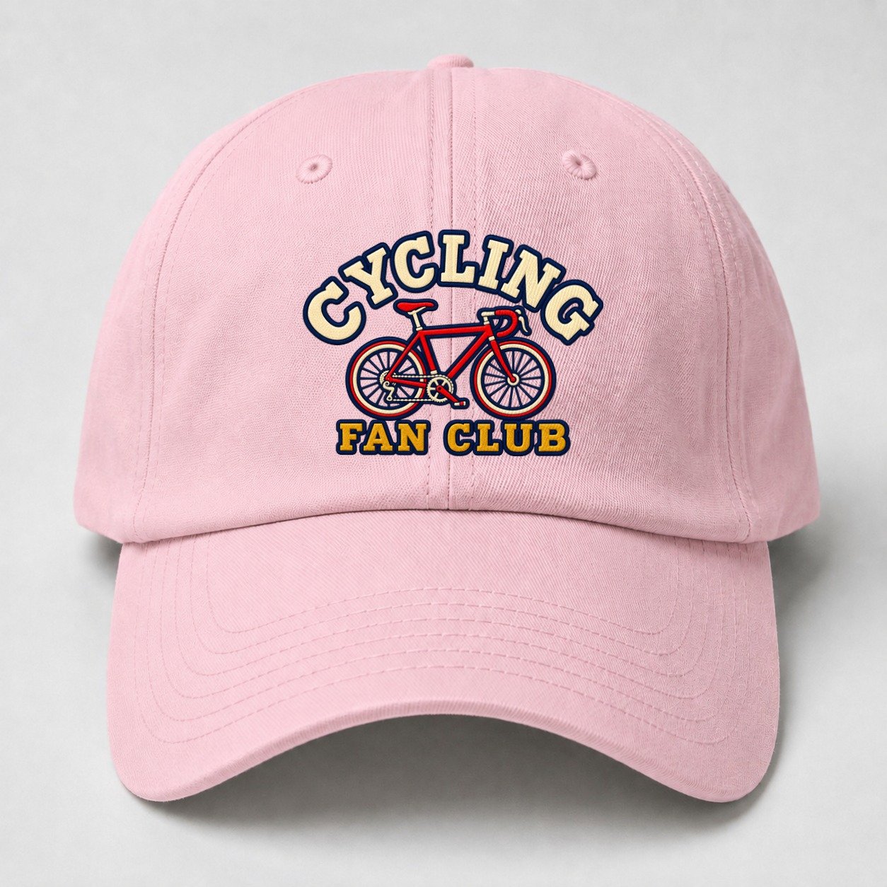 Cycling Fan Club Baseball Cap – Pink
