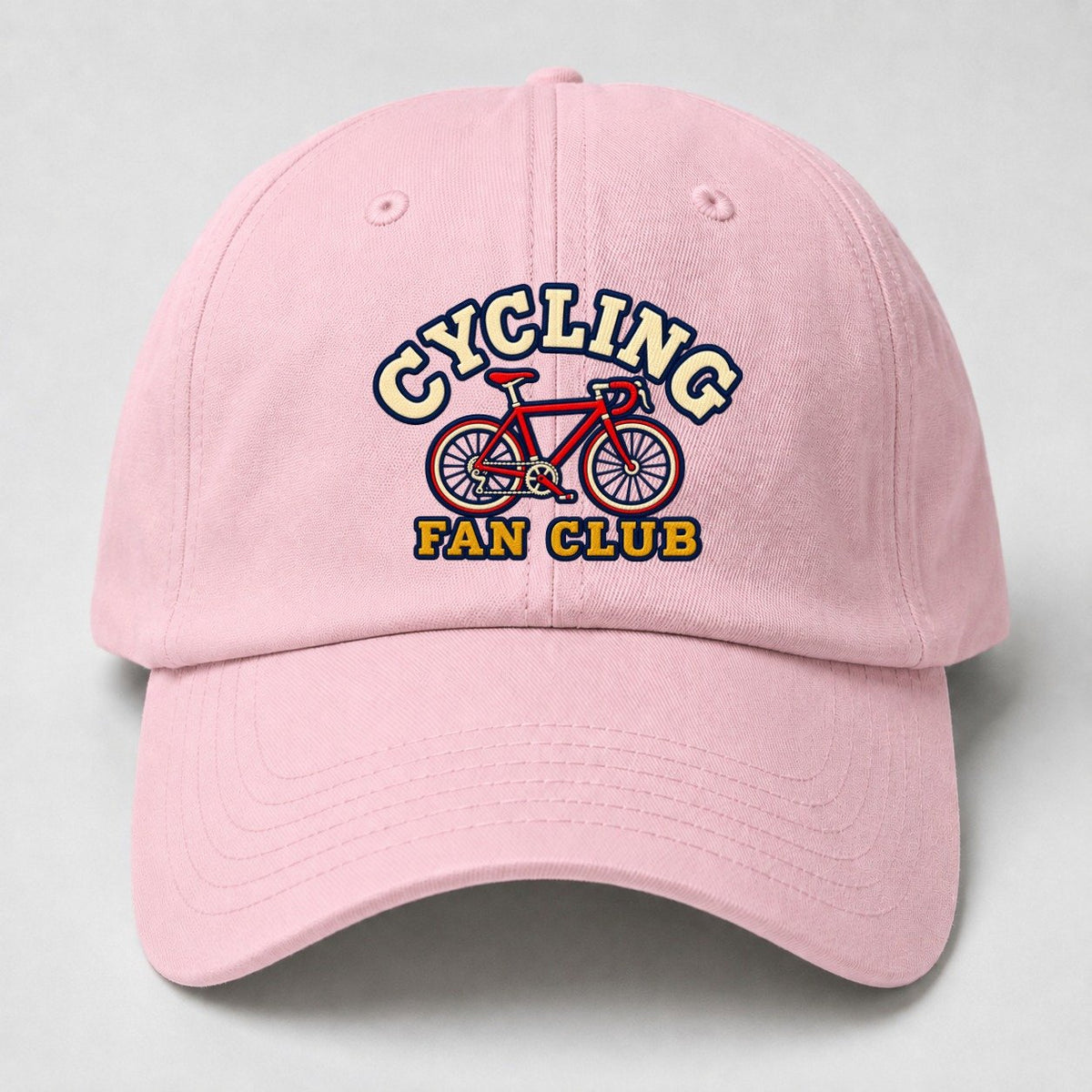 Cycling Fan Club Baseball Cap – Pink