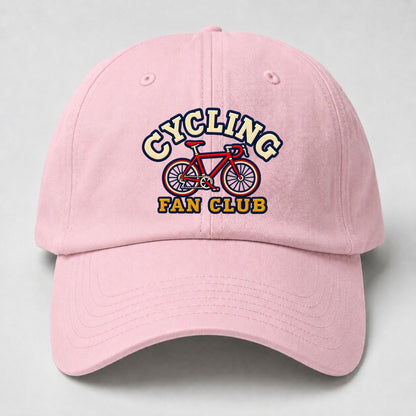 Cycling Fan Club Baseball Cap – Pink