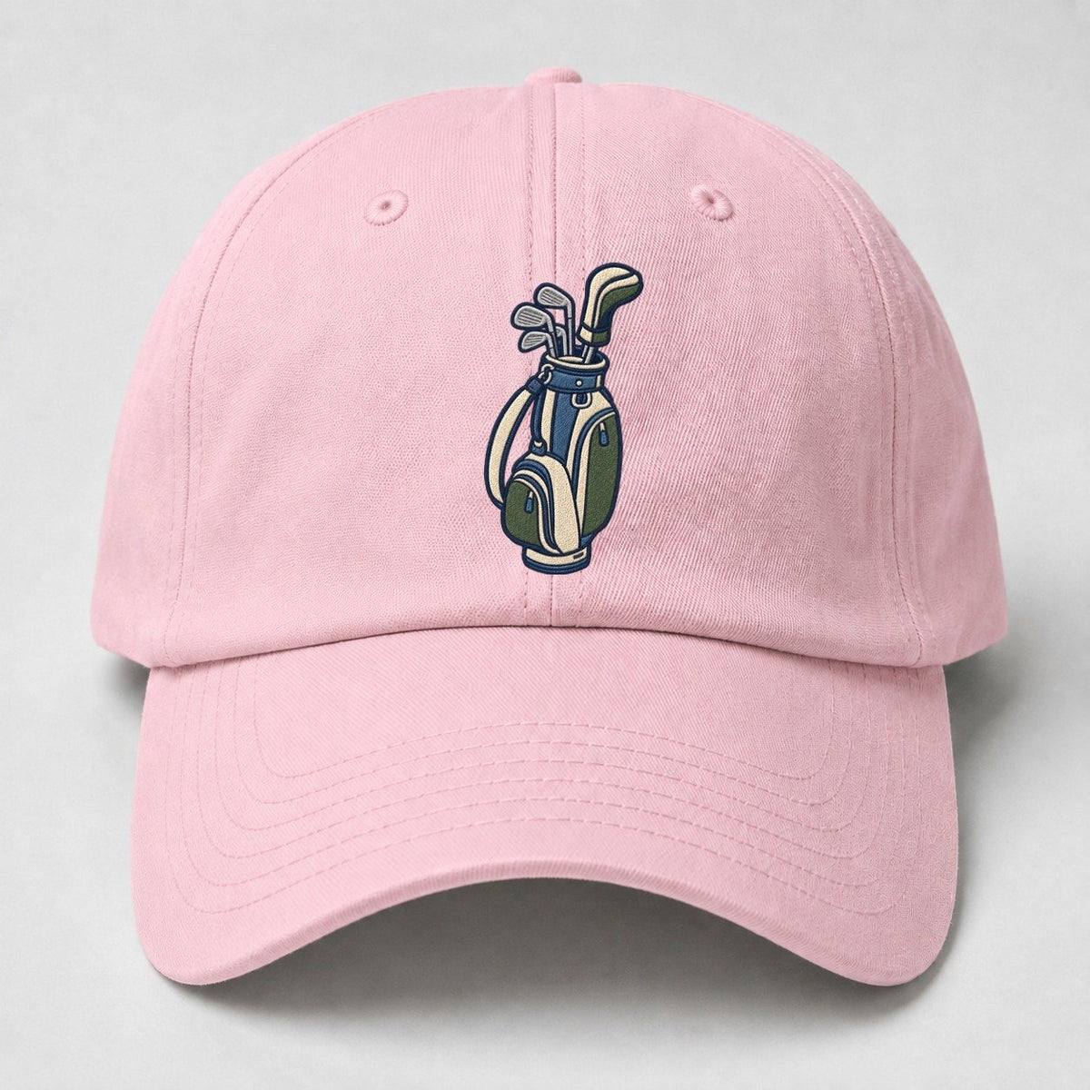 Golf Bag Tiny Solo Marks Baseball Cap – Pink