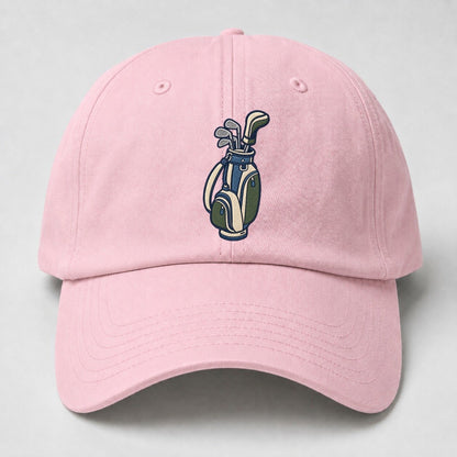Golf Bag Tiny Solo Marks Baseball Cap – Pink