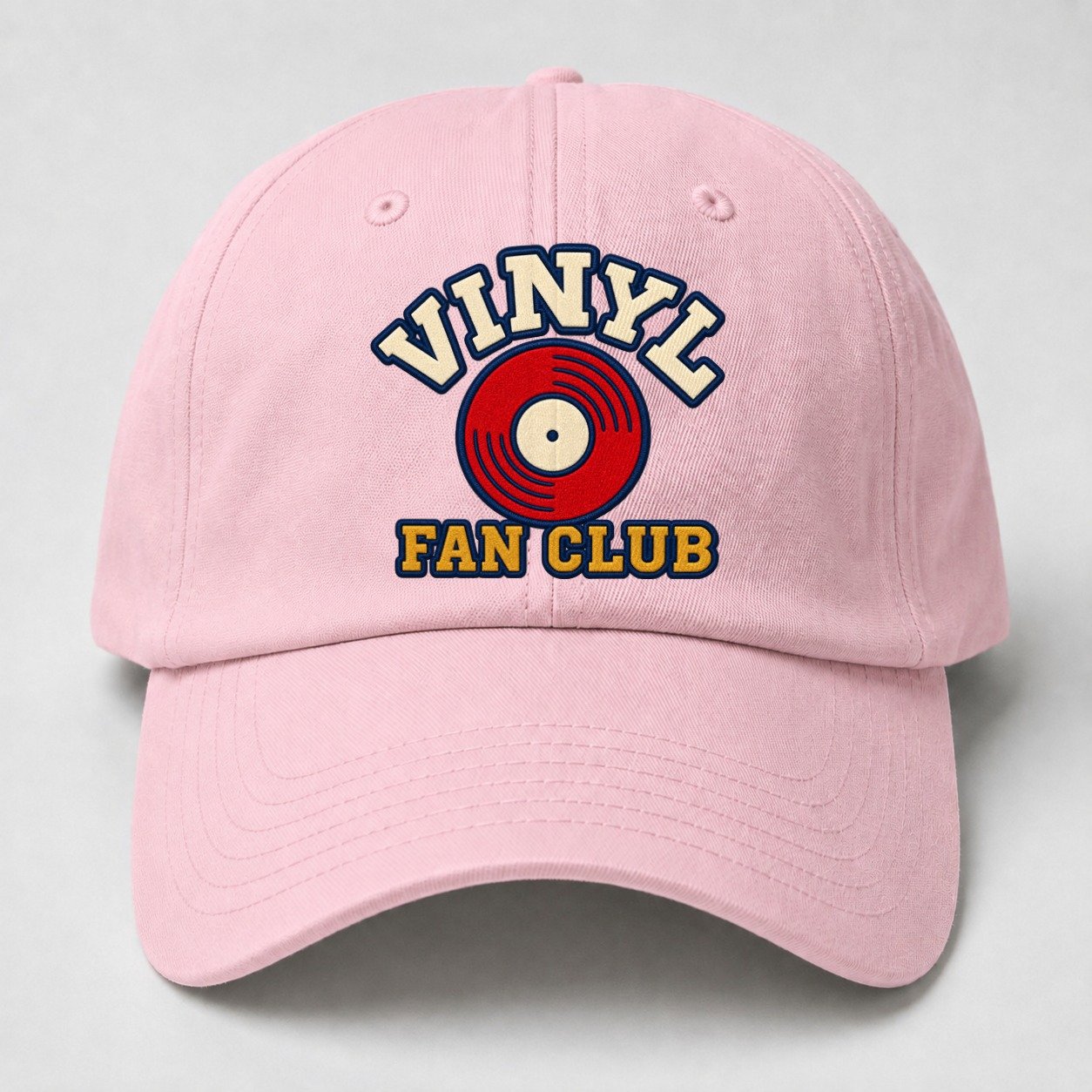 Vinyl Fan Club Baseball Cap – Pink