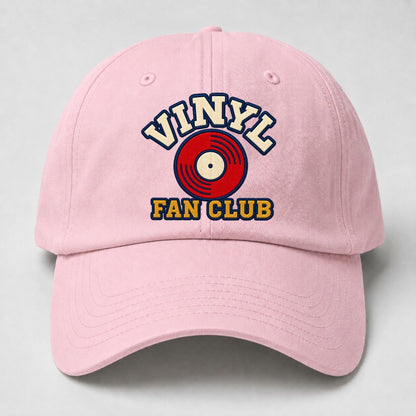 Vinyl Fan Club Baseball Cap – Pink