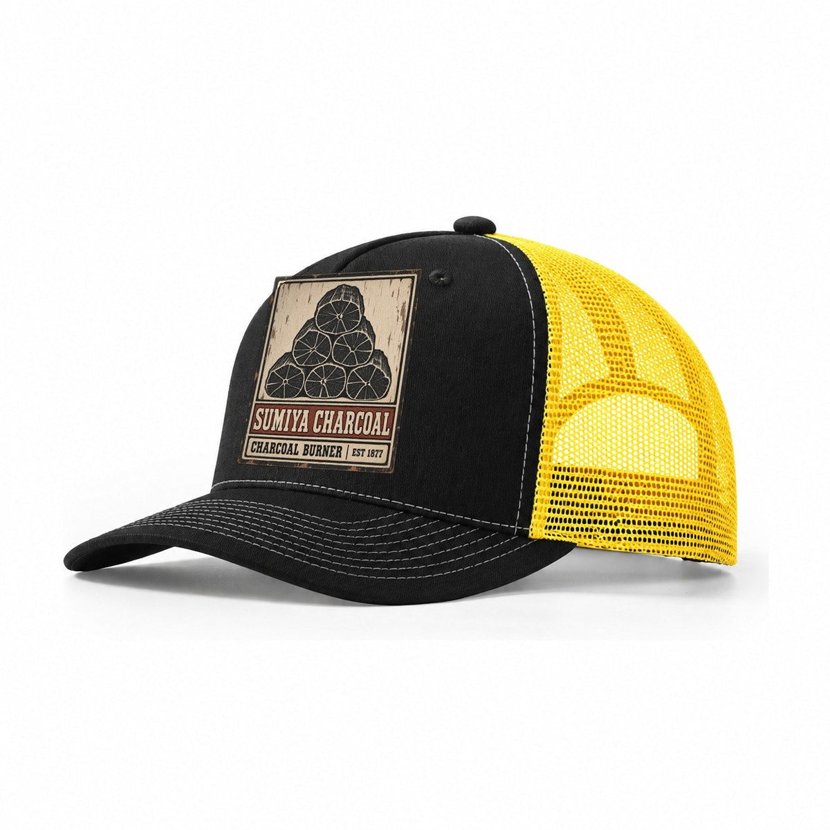 Sumiya Charcoal Noren Trade Co Trucker Hat – Black Yellow