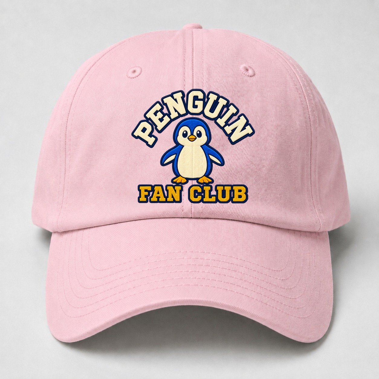 Penguin Fan Club Baseball Cap – Pink