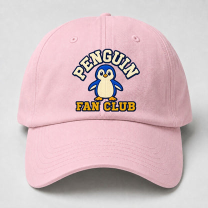 Penguin Fan Club Baseball Cap – Pink