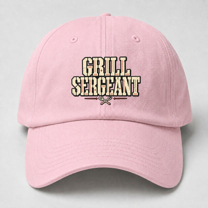 Grill Sergeant American Wit Baseball Cap – Pink