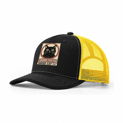 I Remember Everything Neko Says No Trucker Hat – Black Yellow