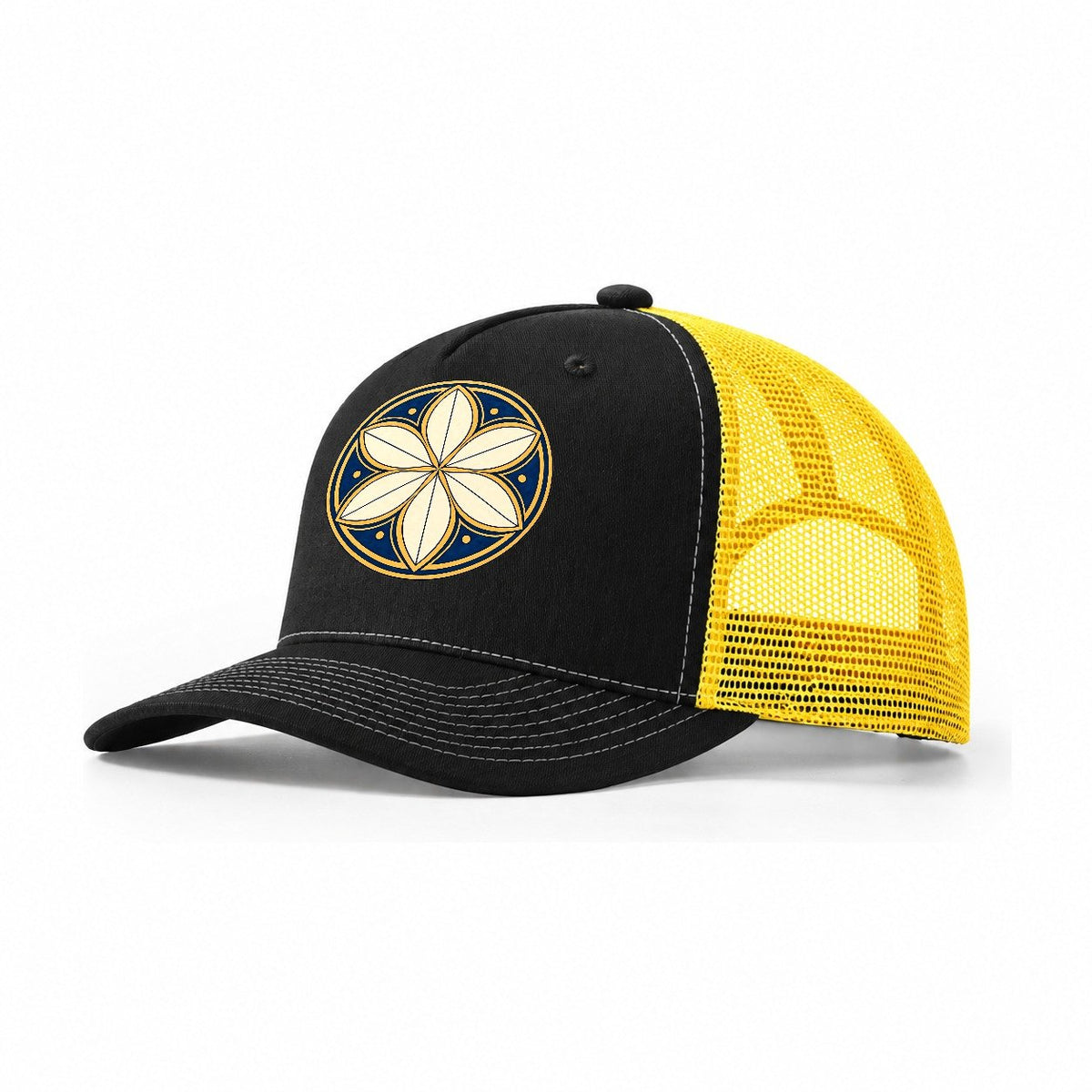 Sixfoil Seal Quiet Wards Heritage Trucker Hat – Black Yellow