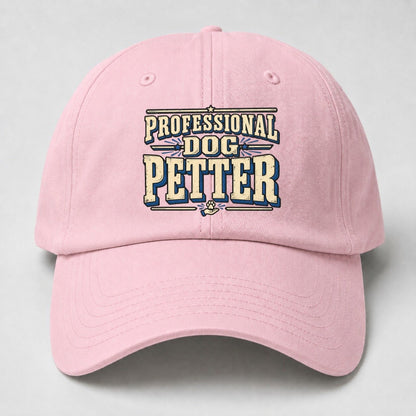 Professional Dog Petter American Wit Baseball Cap – Pink
