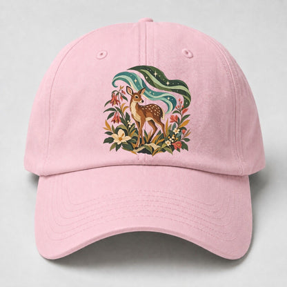 Deer Aurora Shelter Gentle Wild Baseball Cap – Pink