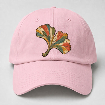 Single Ginkgo Rest Gentle Wild Baseball Cap – Pink