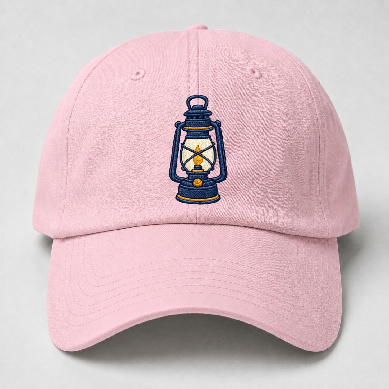 Camp Lantern Tiny Solo Marks Baseball Cap – Pink