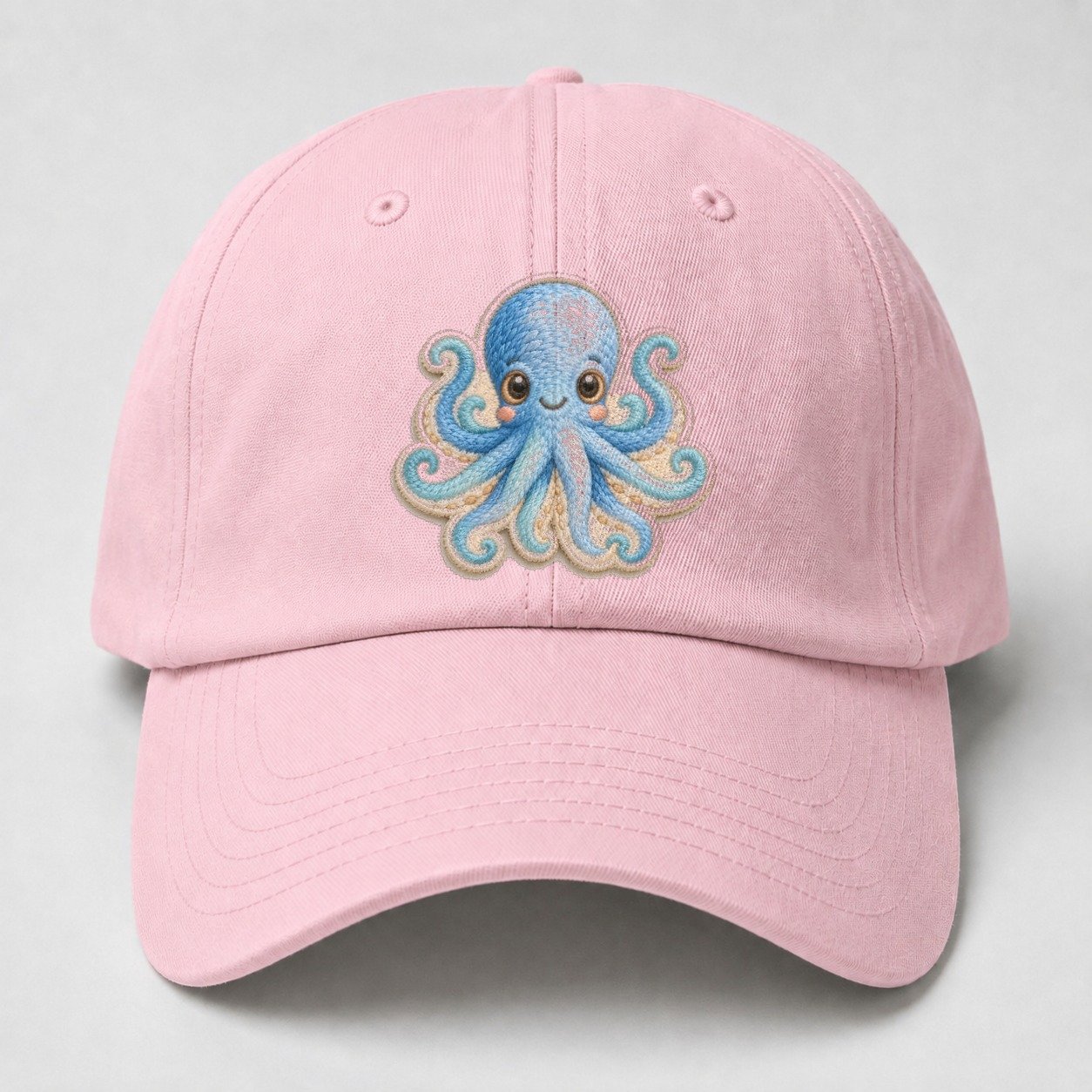 Pufferfish Puff Hello Sea Sprite Baseball Cap – Pink