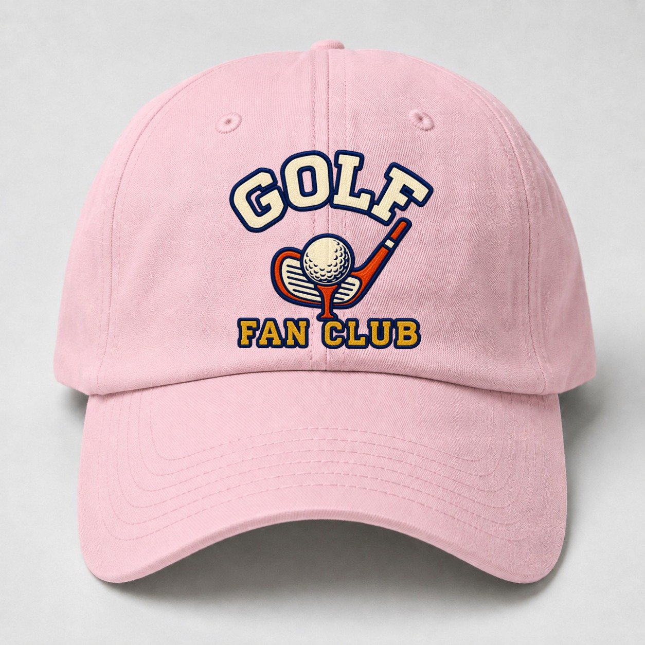 Golf Fan Club Baseball Cap – Pink