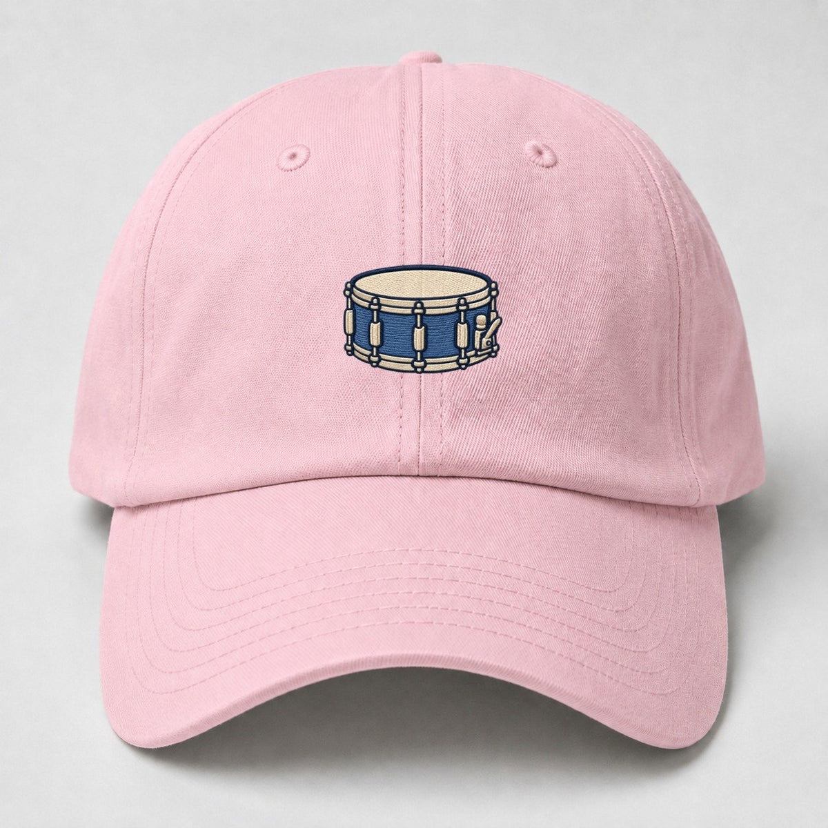 Snare Drum Tiny Solo Marks Baseball Cap – Pink