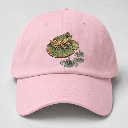 Frog Rain Ring Gentle Wild Baseball Cap – Pink