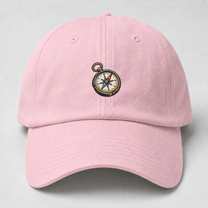 Outdoor Compass Tiny Solo Marks Baseball Cap – Pink